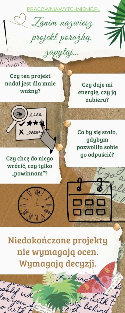 niedokończone projekty